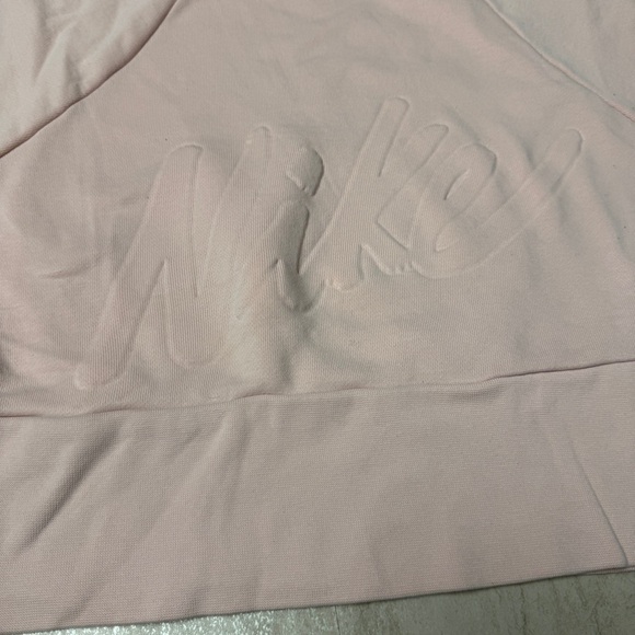 Nike Pink Boxy Crop Sweatshirt - Picture 3 of 11
